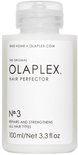 Een witte OLAPLEX HAIR PERFECTIONER No.3 fles, 100 ml.