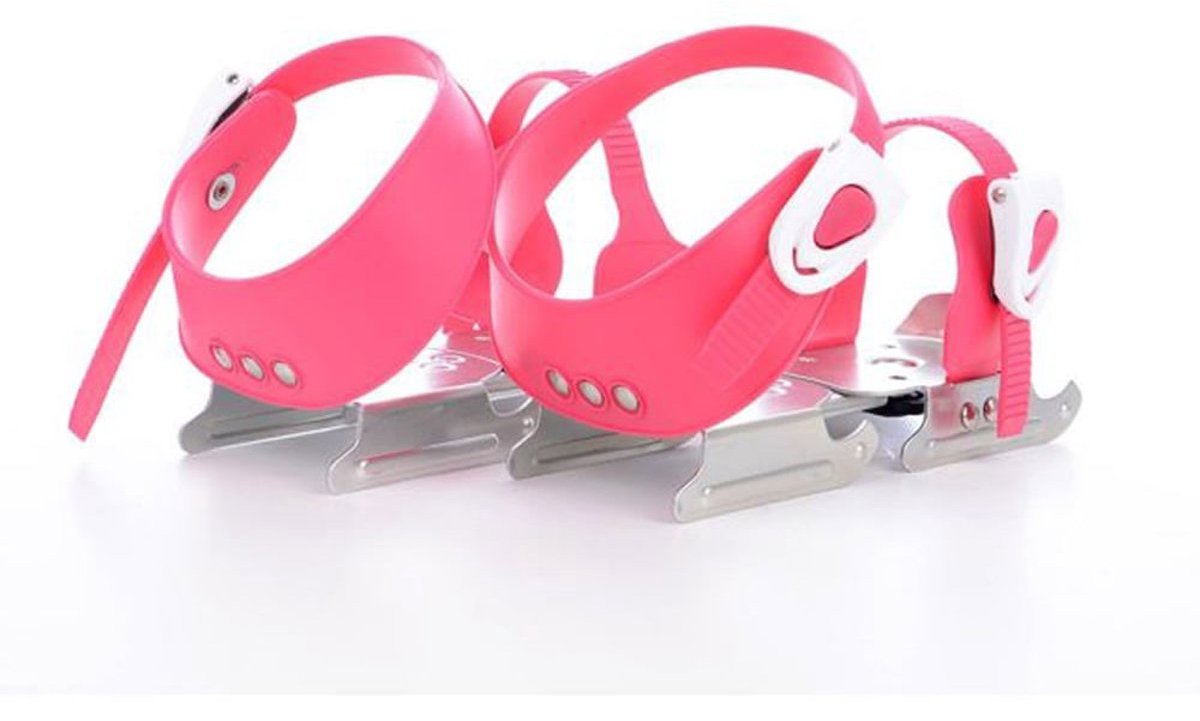 Crivit – Kinderschaatsen – Verstelbaar – Dubbele glij-ijzers – Roze (1,5-5 jaar) verstelbare kinderschaatsen met dubbele glij-ijzers in Roze, geschikt voor kinderen van 1,5 tot 5 jaar, eenvoudig te verstellen zonder gereedschap,