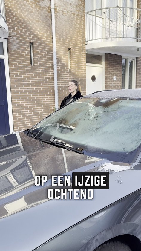 R2B Stevige IJskrabber auto - Extra breed - RVS & Gehard kunststof - Ruitenkrabber auto - Glaskrabber - Glasschraper - Autoaccessoires