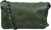 Bear Design Kleine Crossbodytas / Schoudertas Dames - Leer - Uma - Groen