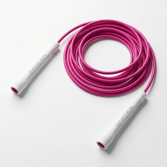 Elevate Rope Professioneel Sport Springtouw - Verstelbare Jump Rope - Touwtje Springen voor Volwassenen en kinderen - Speed rope - Conditie & Kracht - Binnen & Buiten Skipping Rope - Fitness Springtouwen (14 Kleuren)