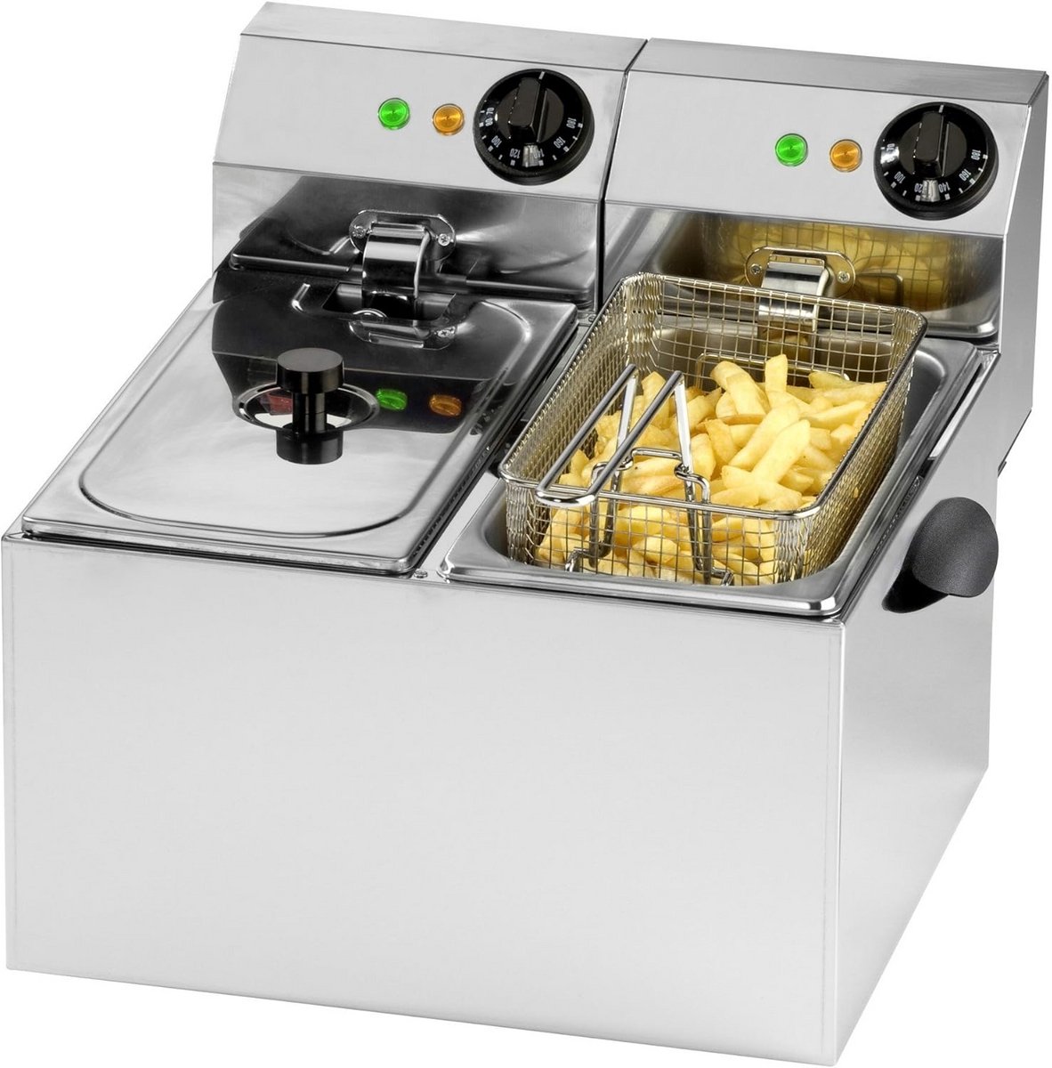 Professionele Frituurpan 8 Liter - 4000W Hoog Vermogen voor Horeca