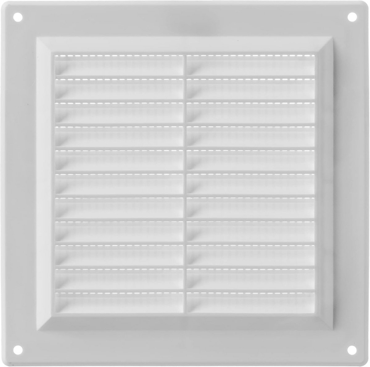 Ventilatierooster Wit 150x150 mm Kunststof Toevoer en Afvoer Lucht
