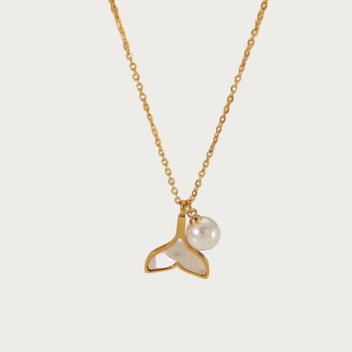 Whale's tale - Ketting - Stainless Steel