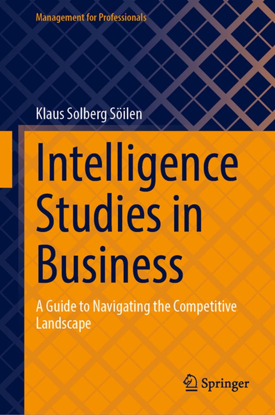 Management for Professionals- Intelligence Studies in Busine ... - cover