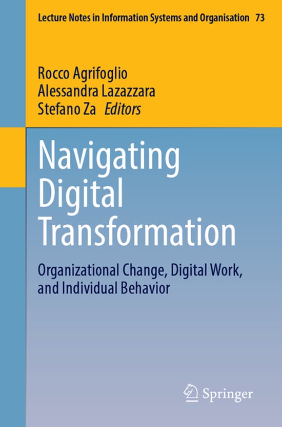 Lecture Notes in Information Systems and Organisation73- Nav ... - cover