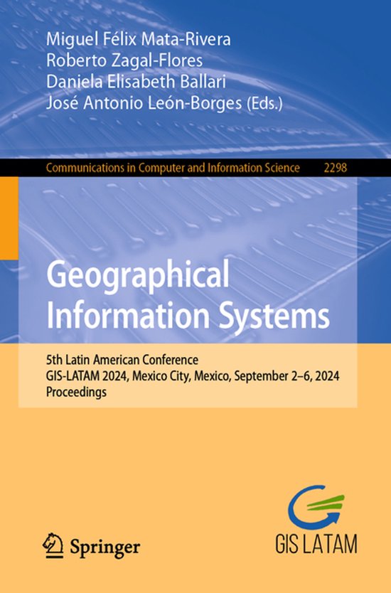Communications in Computer and Information Science2298- Geog ... - cover