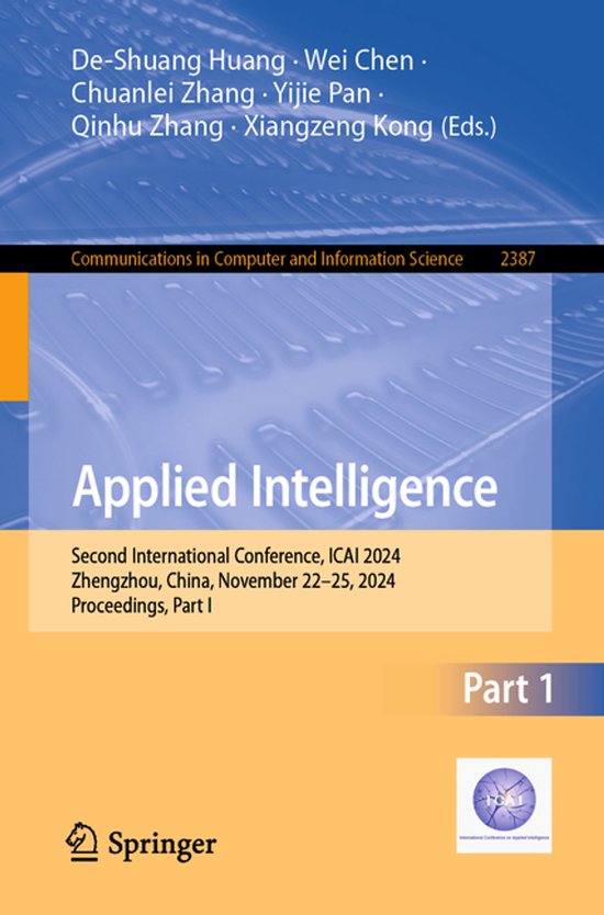 Communications in Computer and Information Science2387- Appl ... - cover
