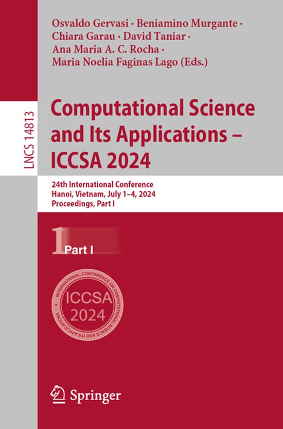 Lecture Notes in Computer Science14813- Computational Scienc ... - cover