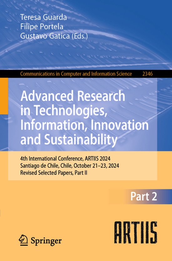 Communications in Computer and Information Science2346- Adva ... - cover