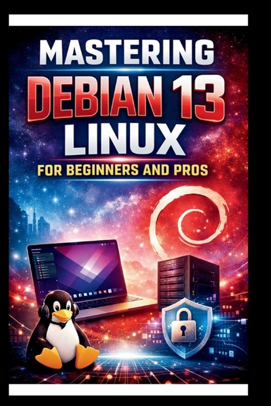 Tech Made Easy- Mastering Debian 13 LINUX For Beginners and  ... - cover