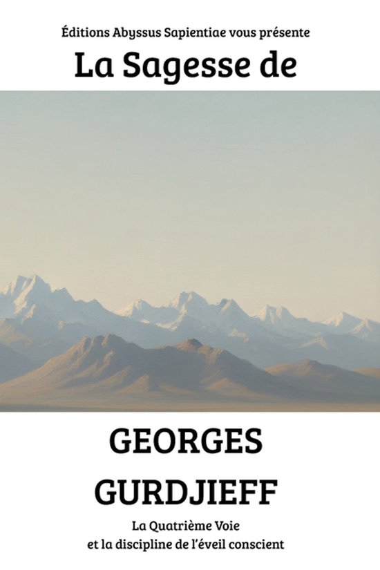 La Sagesse de Georges Gurdjieff - cover