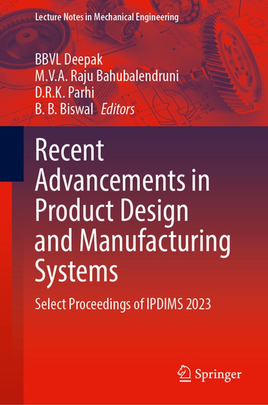 Lecture Notes in Mechanical Engineering- Recent Advancements ... - cover