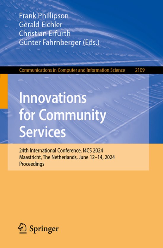 Communications in Computer and Information Science2109- Inno ... - cover
