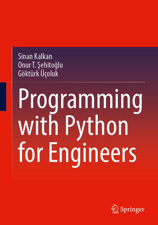 Programming with Python for Engineers | 9783031571473 | Sinan Kalkan ...