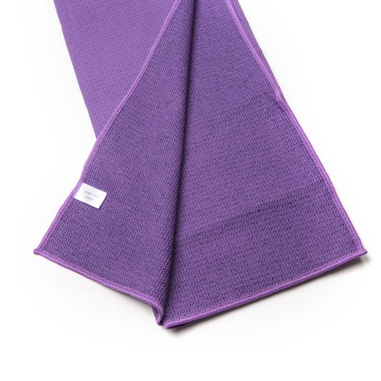 Matchu Sports - Yoga handdoek - Yoga handdoek anti slip - Yoga towel - 183 x 61 cm - Royal Purple van Matchu Sports — afbeelding 3