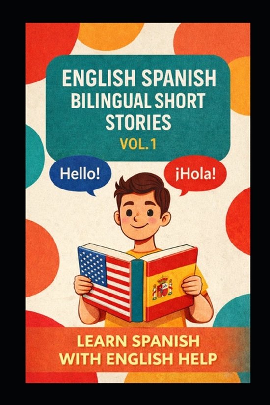 Slow Spanish- 250 English Spanish Bilingual Super Short Stor ... - cover