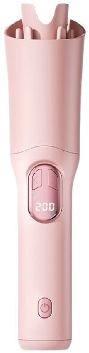 32mm automatic hair trimmer, USB rechargeable, portable wireless, ceramic hair clipper, suitable for home and travel, pink