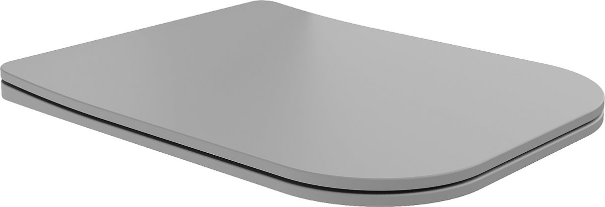 Mexen Teo langzaam vallende slanke bril, duroplast, lichtgrijs mat - 39840061