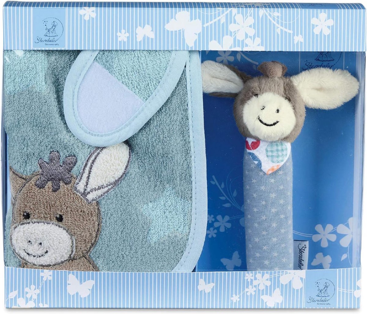 Babyset met Slabbertje en Bijtfiguur Vanaf Geboorte