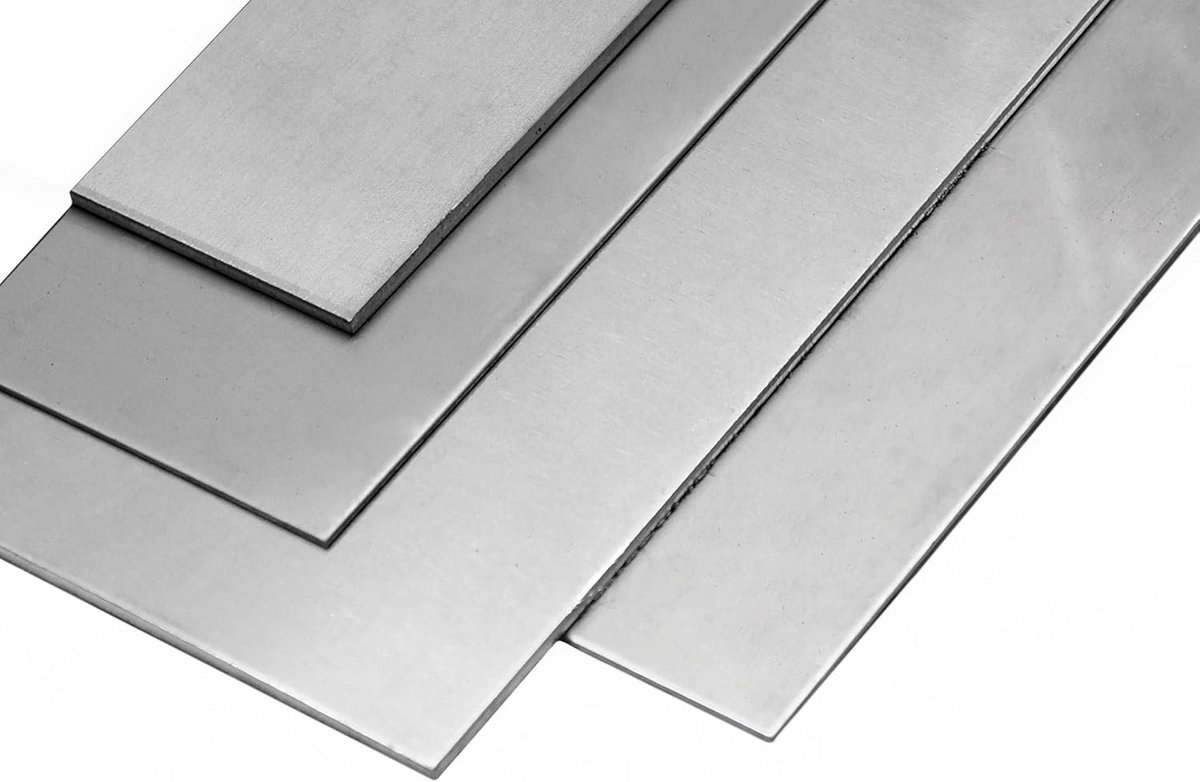 Roestvrijstalen platte stang 304 1.4301 - 40x2 mm, 1000 mm
