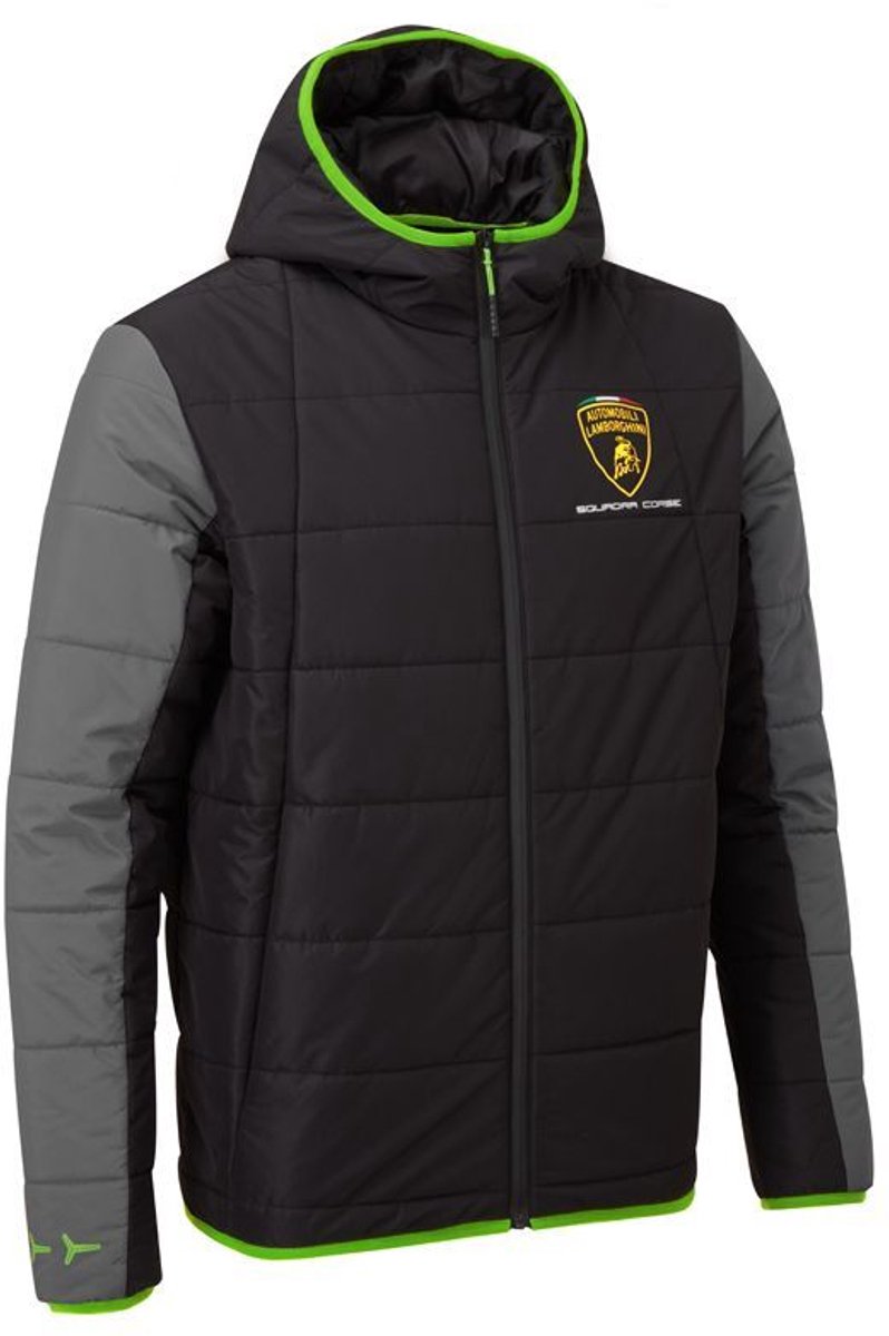Lamborghini Squadra Men Padded Jacket Large