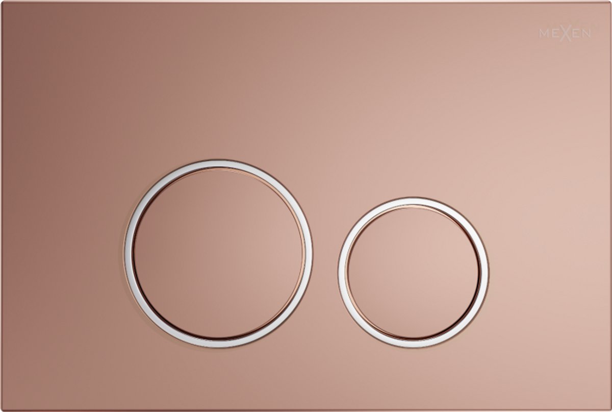 Mexen Fenix 05 spoelknop, roze goud - 600505