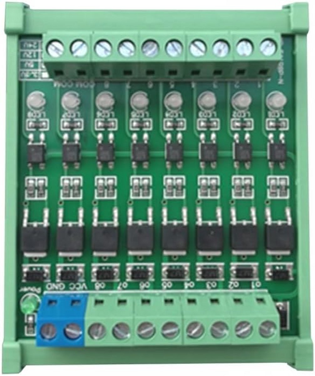 8-Kanaals PLC Relais Module met Optocoupler Isolatie voor DC 3.3V/5V Ingang