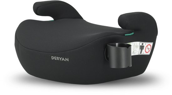 Deryan Cody Basic I-Size Autostoel Zitverhoger - 22-36 kg, 125-150 cm - Brede en Comfortabele Zitting met Zacht EPE-schuim - Met Armleuningen
