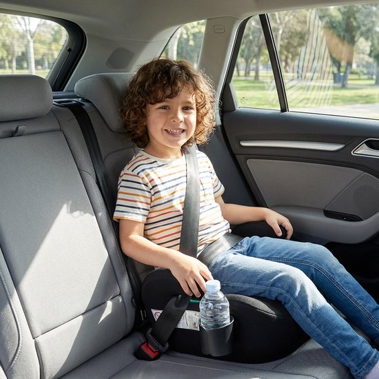 Deryan Cody Basic I-Size Autostoel Zitverhoger - 22-36 kg, 125-150 cm - Brede en Comfortabele Zitting met Zacht EPE-schuim - Met Armleuningen van Deryan — afbeelding 2