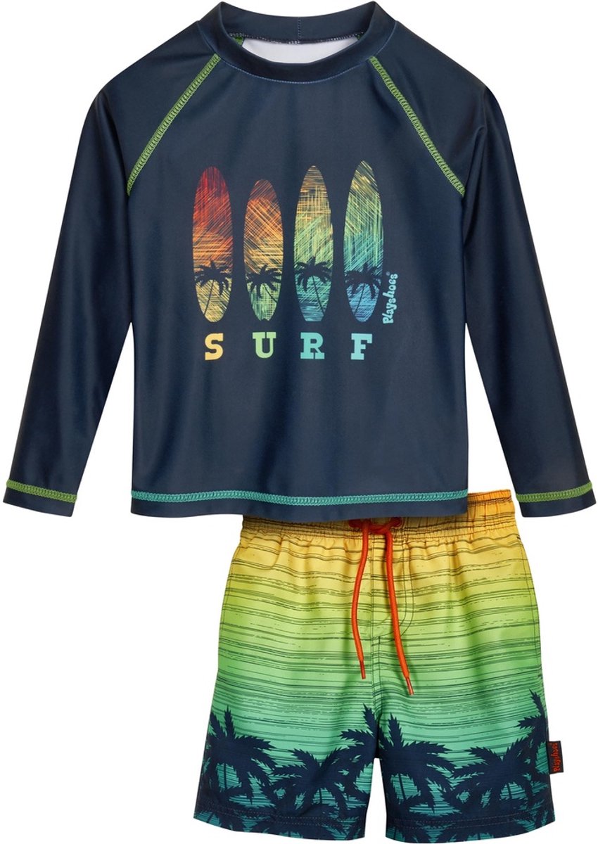 Playshoes kinderzwemset met UV-bescherming Surf 1/1 arm 461433