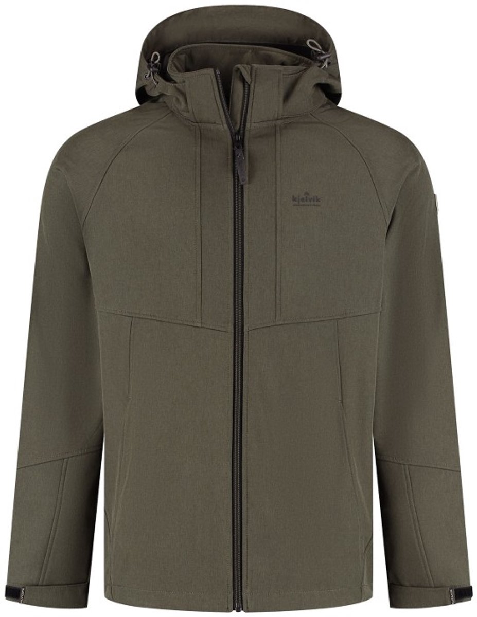 Kjelvik Jas Rik – softshell zomer Groen
