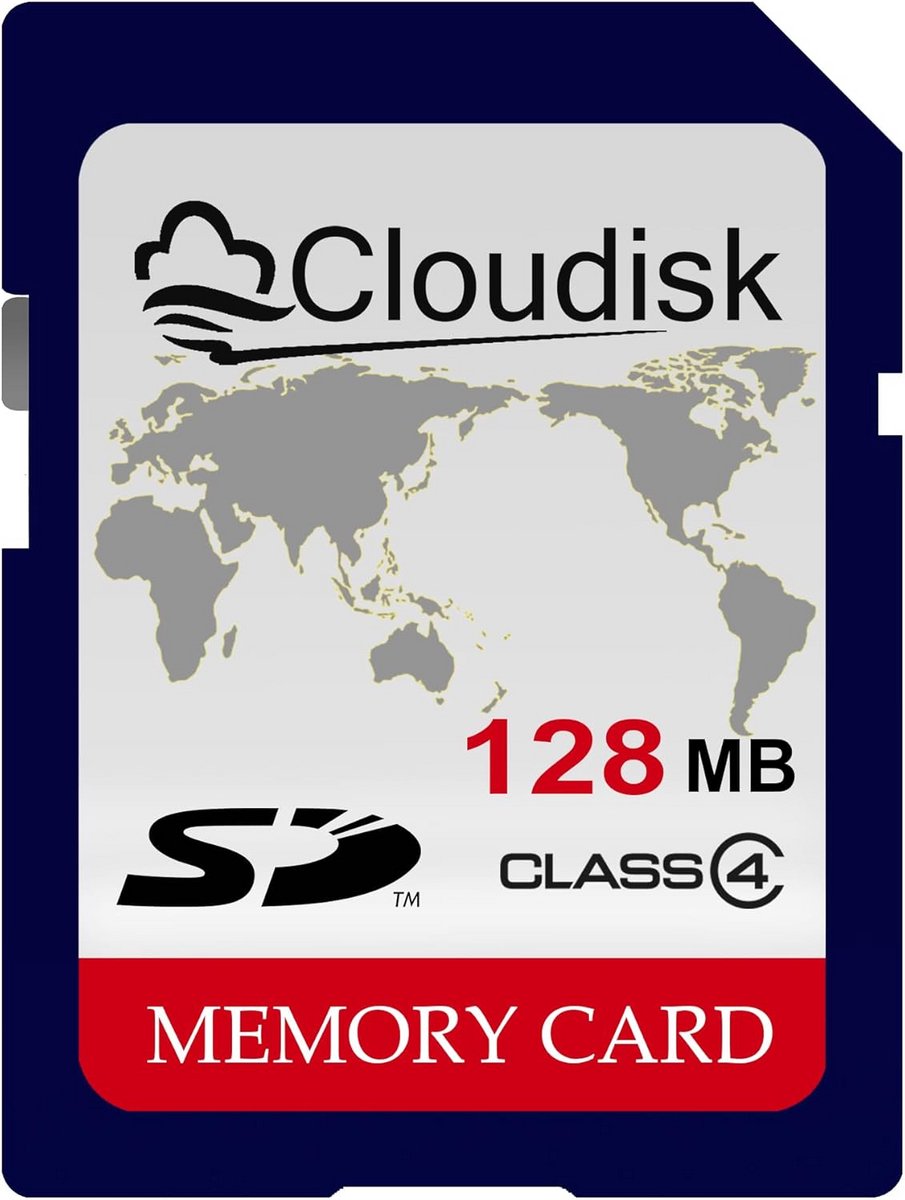 Geheugenkaart SD-kaart 128MB Klasse 4 voor Oudere Digitale Camera's en Apparaten