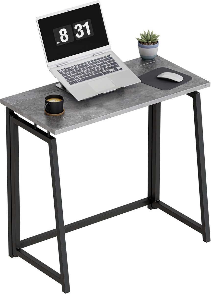Opvouwbare Werktafel 80x40 cm - Ruimtebesparend Bureau voor Thuiswerkplek