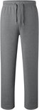 Grijze joggingbroek met trekkoord aan de voorkant.