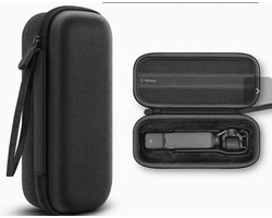 Geschikt voor Draagtas voor DJI OSMO Pocket 3, reizen draagbare nylon opbergtas zachte pluche voering beschermende doos (zwart)