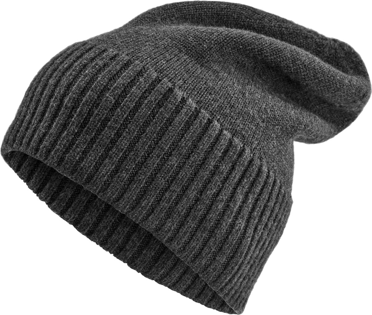 Kaleb Grijze Merino Kane Beanie
