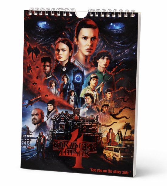 Stranger things Kalender - Verjaardagskalender - A5 - Cadeau - Stranger Things thema