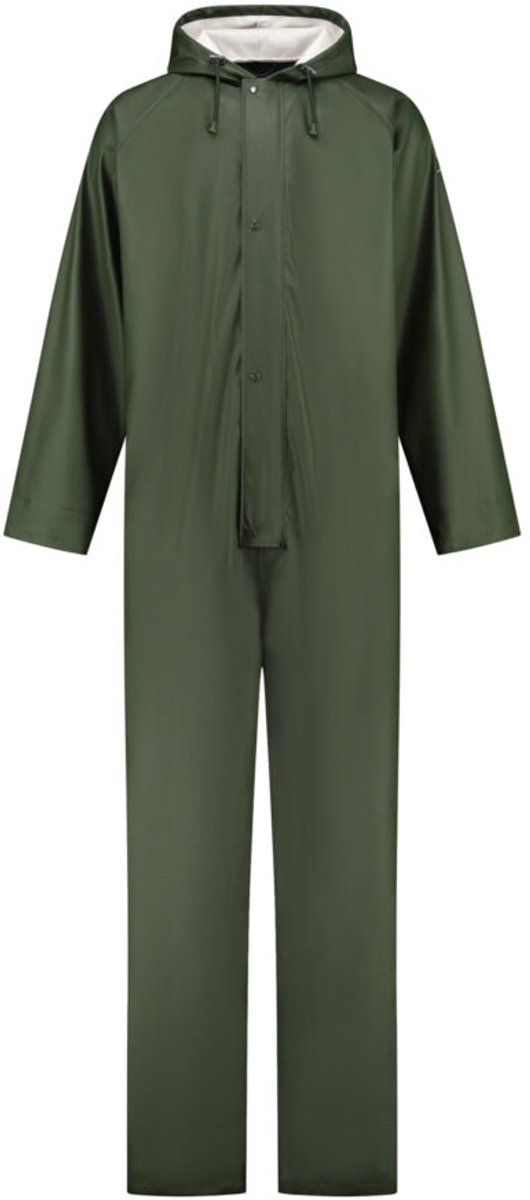 JS Regenoverall PU - Legergroen - Maat L