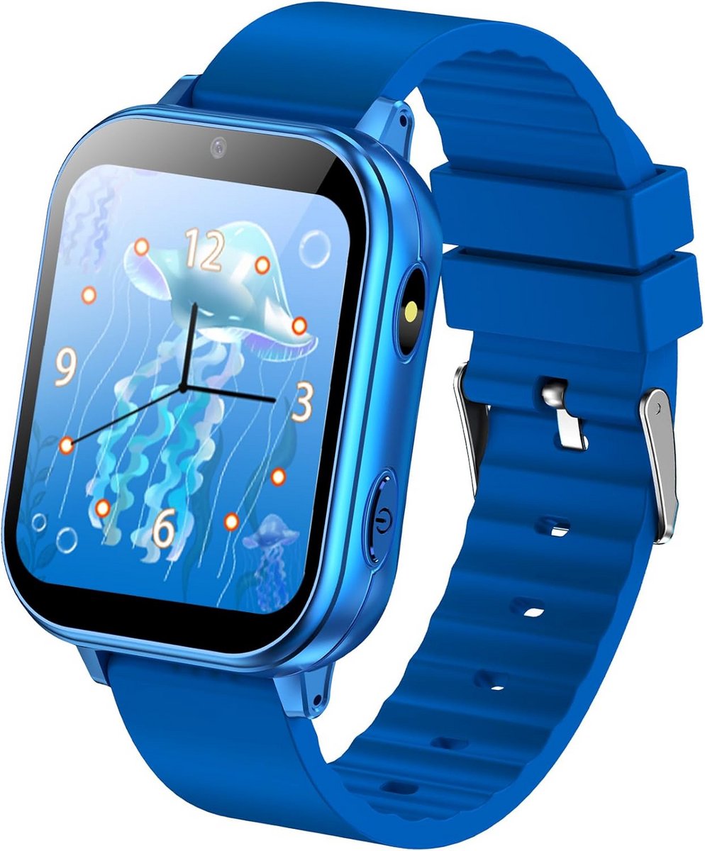 Kinder Smartwatch met 22 Spelletjes, Camera, MP3 Speler en Educatieve Functies