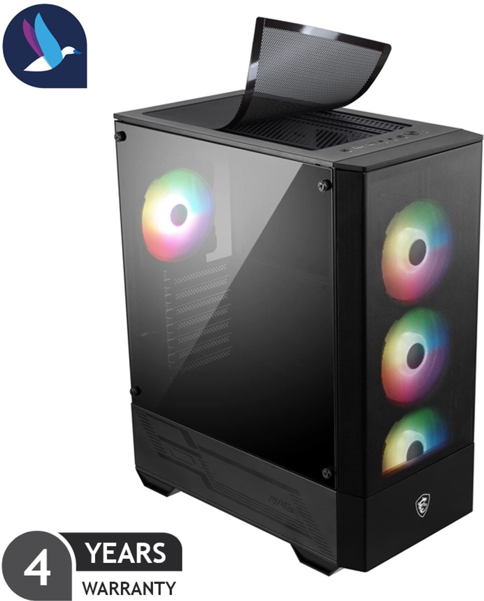 MSI Forge Gaming PC Ryzen 5 9600X 6-core 5.4 GHz RTX 5060 Ti 16 GB 32 GB DDR5 1 TB SSD Win 11 Pro - Afbeelding 2