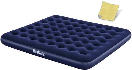 Bestway Horizon 203x183x22 Cm Dubbel Luchtbed Blauw 203x183x22 cm van Bestway — afbeelding 4