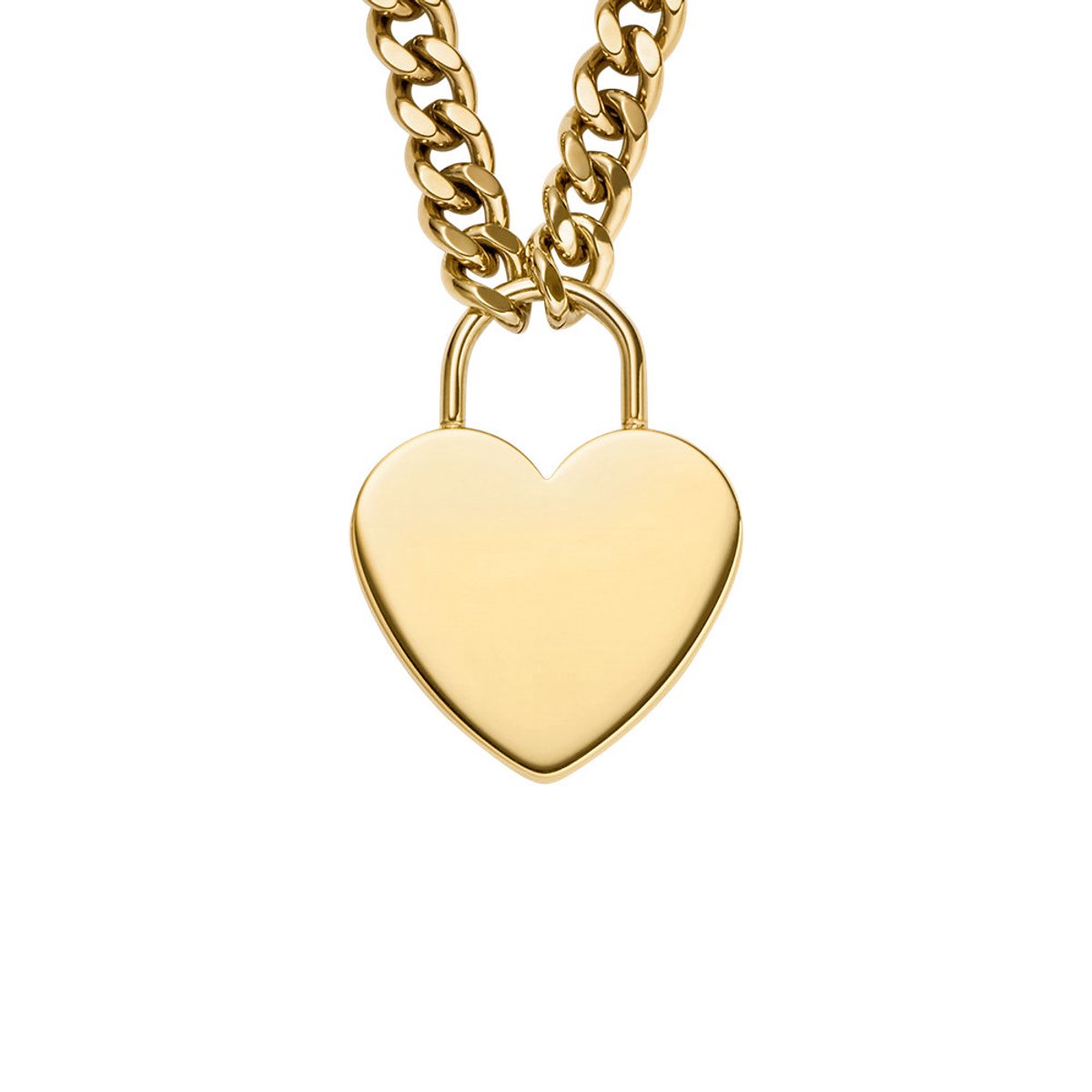 FOSSIL JF04958710 Dames Collier 45.72 cm - Goudkleurig