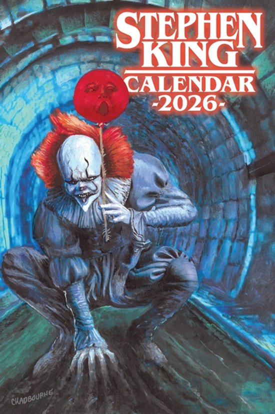 2026 Stephen King Calendar Meet Pennywise - cover