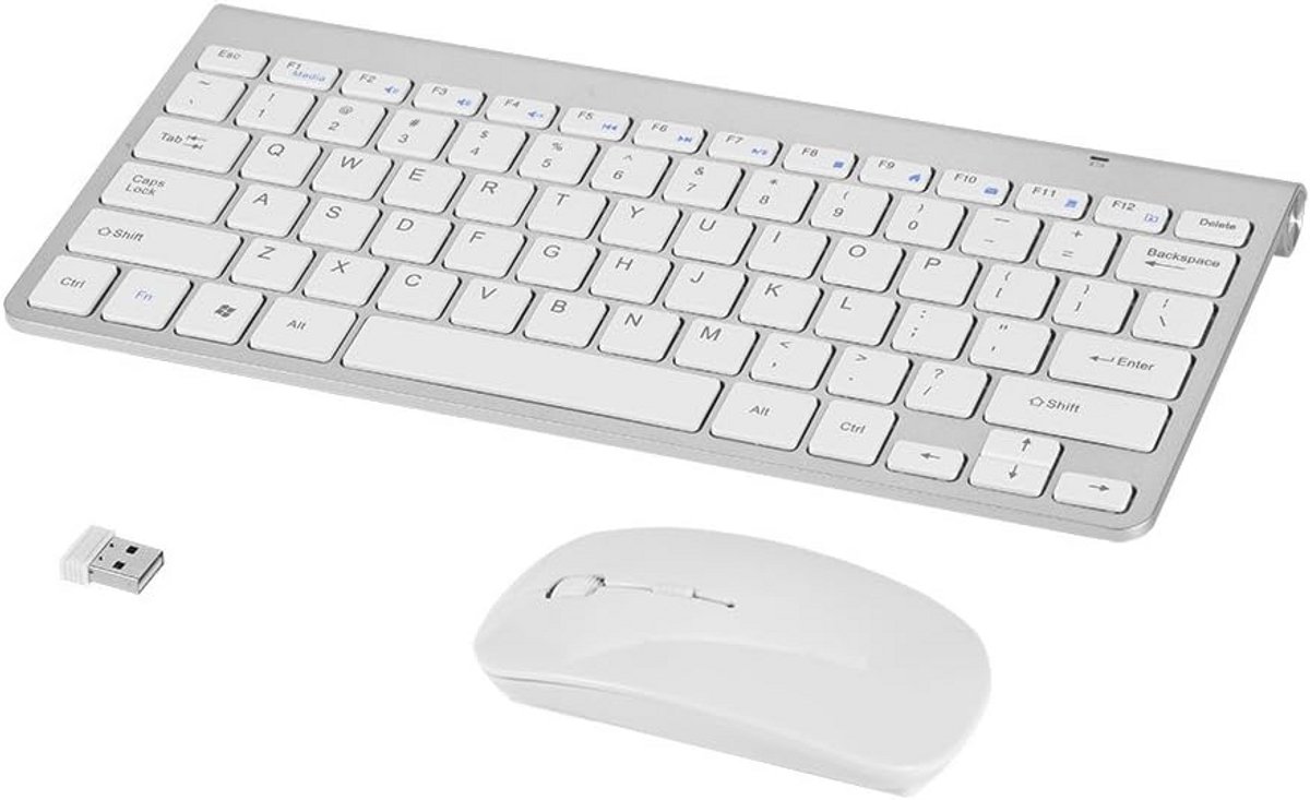 Draadloze Muis en Toetsenbord Set - Waterdicht, Stil en 2.4 GHz voor Desktop en Laptop