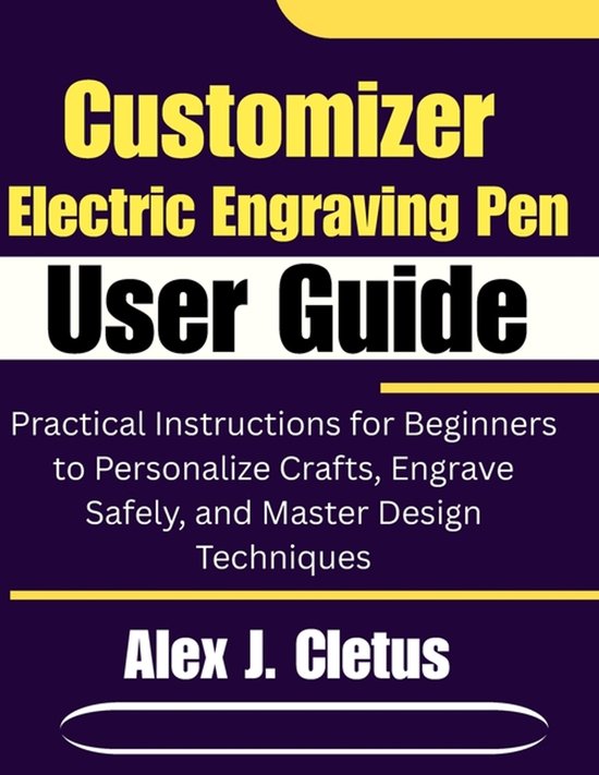 Customizer Electric Engraving Pen User Guide - cover