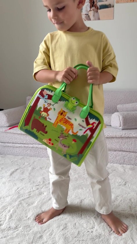 Mauzek® Busy Board Bos - Nederlands - Montessori speelgoed - Activiteitenboek - Sensorisch Speelgoed - Reisspeelgoed - Educatief Speelgoed - Peuter Speelgoed - Jongens - Meisjes - Voor in de auto - Voor onderweg - 3 jaar - 4 jaar - 5 jaar - 6 jaar