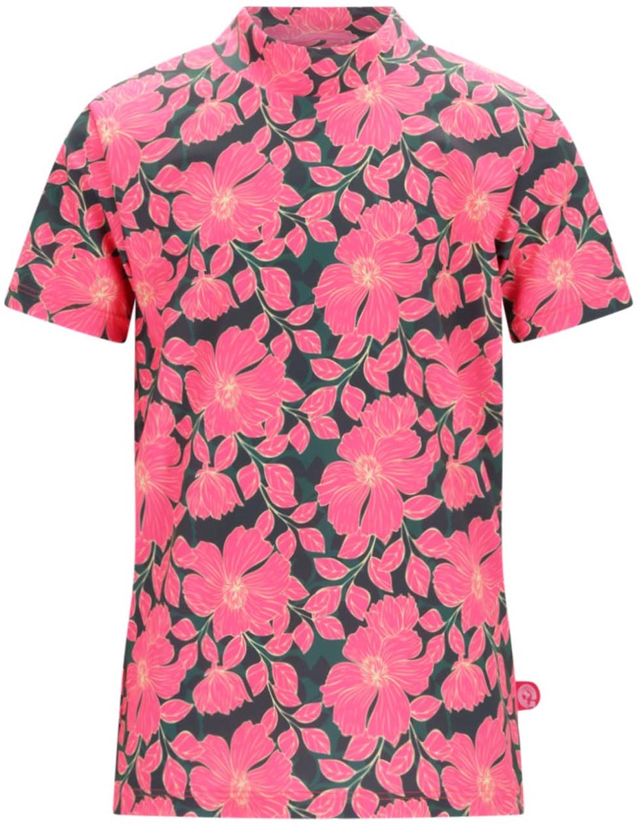 Just Beach J601-5420 Meisjes Zwemshirt roze Maat 110-116