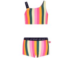 Just Beach J601-5014 Meisjes Bikini Multi stripe Maat 134-140