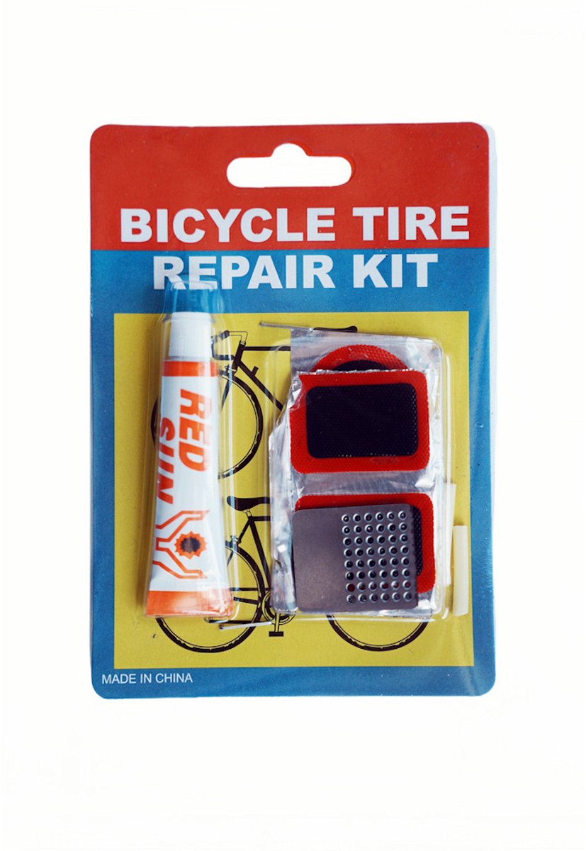 Decopatent - Fiets Reparatieset 8-Delig - Fiets Bandenplakset voor Fiets, E-Bike, Fatbike , MTB, Elektrische fiets - Fietsband Reparatieset - Banden plakset - Lekke band - Bicycle Tire Repair Kit thumbnail 2